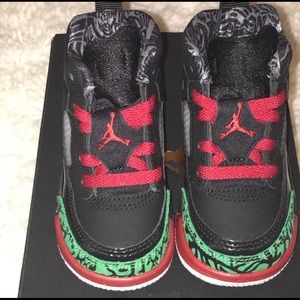 Toddler Boys Jordan’s 6c Black Green Red